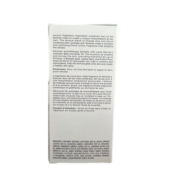 Laura Mercier Néroli Du Sud Aromatic Bath & Body Oil 100ml/3.3fl.oz. - Picture 5 of 8